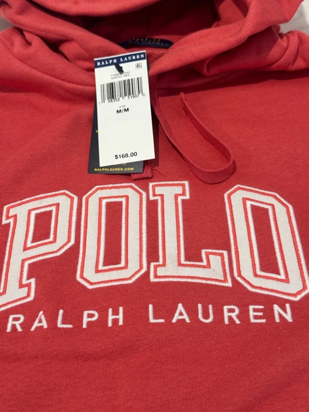 Polo by Ralph Lauren Fleece Hoodie. Size Medium